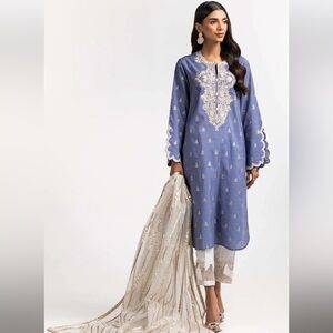 Pakistani Designer Dress 3Pc